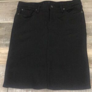 7 For All Mankind 5 Pocket Pencil Slit Skirt